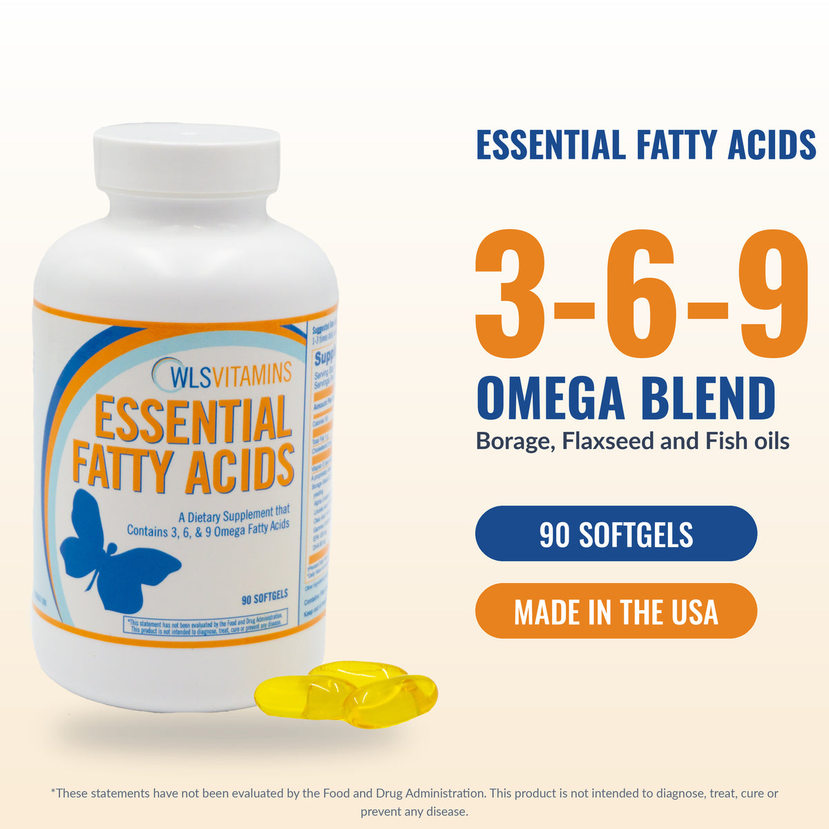Omega 3-6-9 Essential Fatty Acids, Bariatric and GLP-1 | WLSVitamins