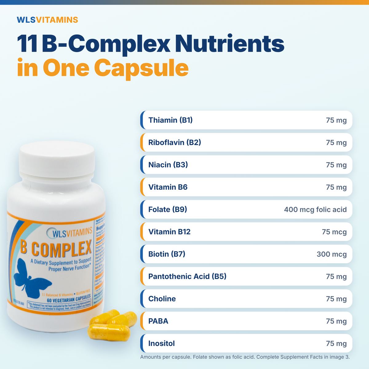Vitamin B Complex with Thiamine for GLP-1 and Bariatric Support