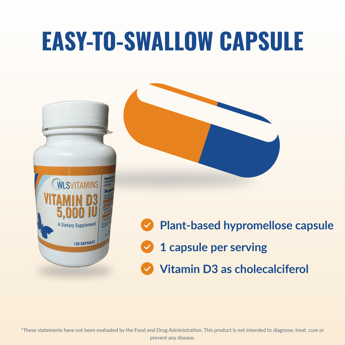 Vitamin D3 5,000 IU for GLP-1 and Bariatric Support| WLSVitamins