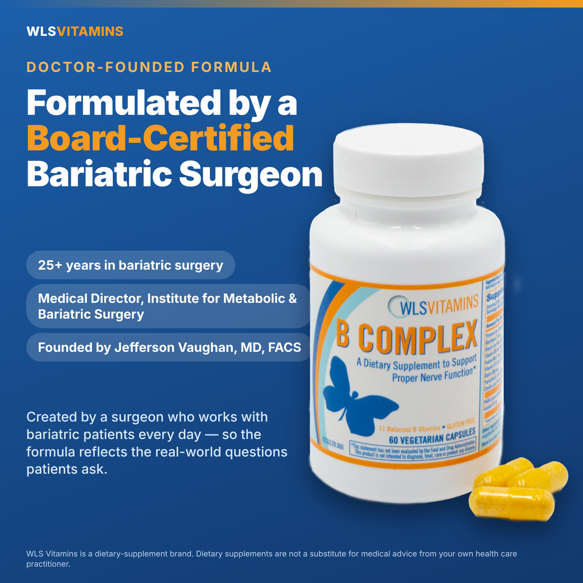 Vitamin B Complex with Thiamine for GLP-1 and Bariatric Support