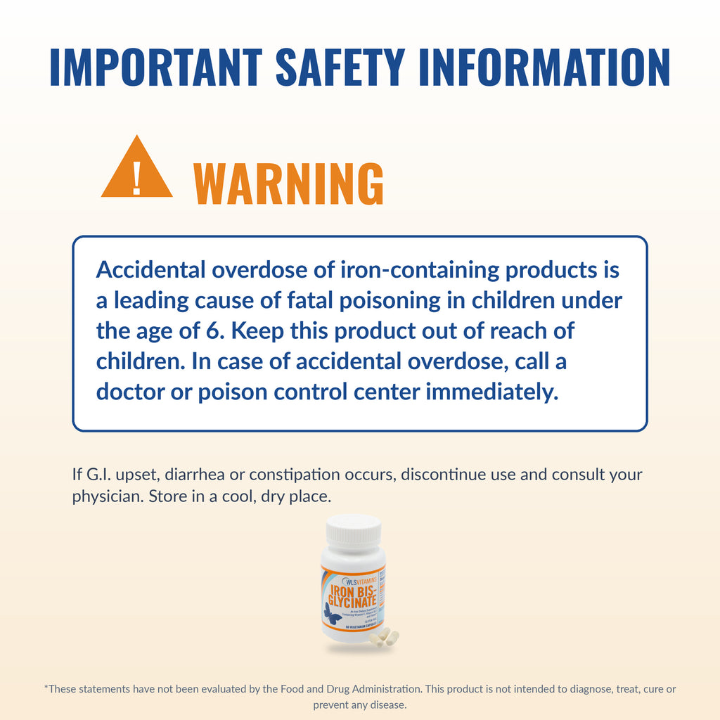 Bariatric Iron Bis-Glycinate with Vitamin C & B12