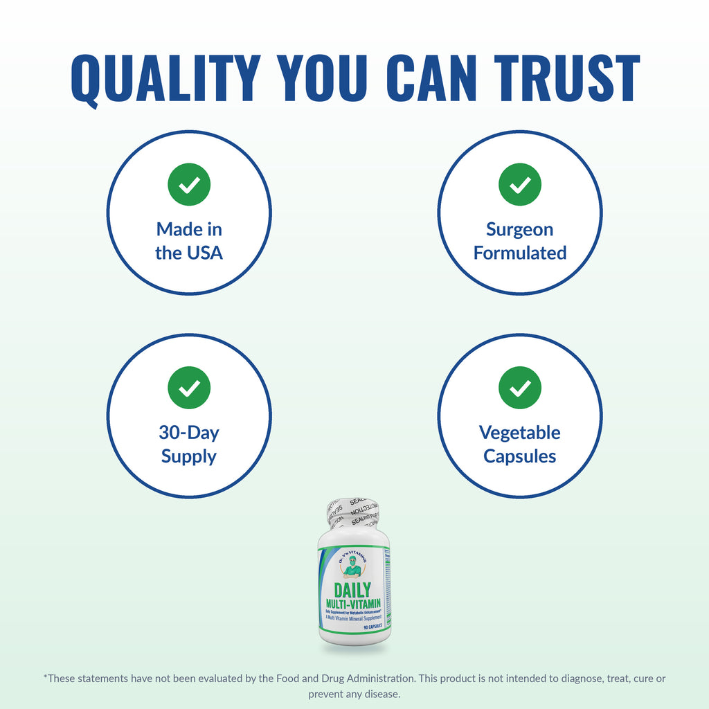 Bariatric Daily Multivitamin | Dr. V’s Vitamins
