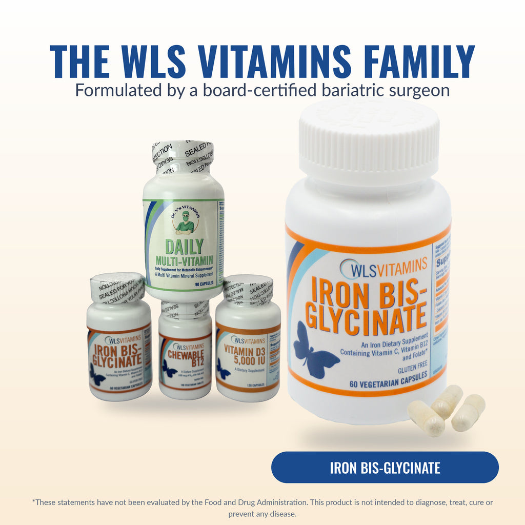 Bariatric Iron Bis-Glycinate with Vitamin C & B12