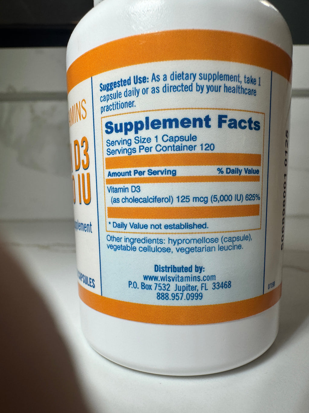 Vitamin D3 5,000 IU for GLP-1 and Bariatric Support| WLSVitamins